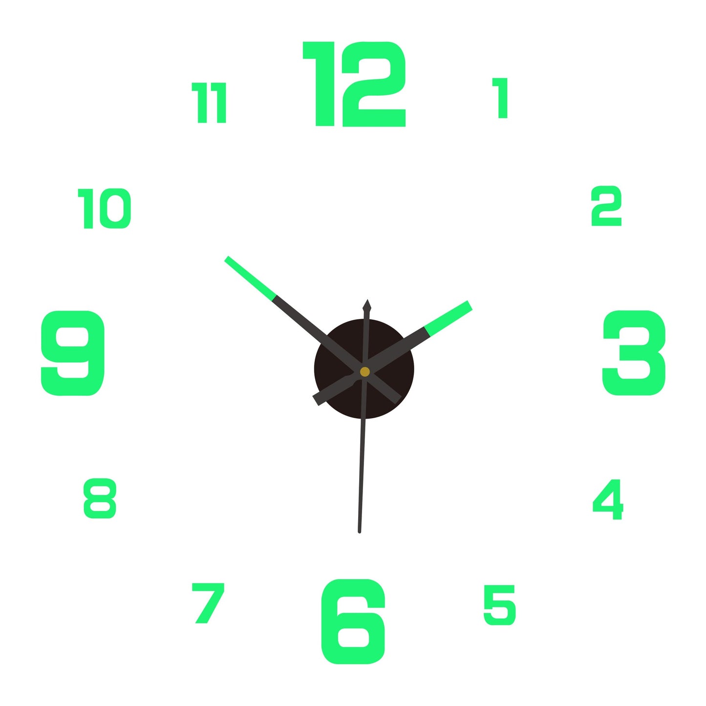 🥳2026 HOT SALE🥳⏰3D DIY Luminous Acrylic Wall Clock Set