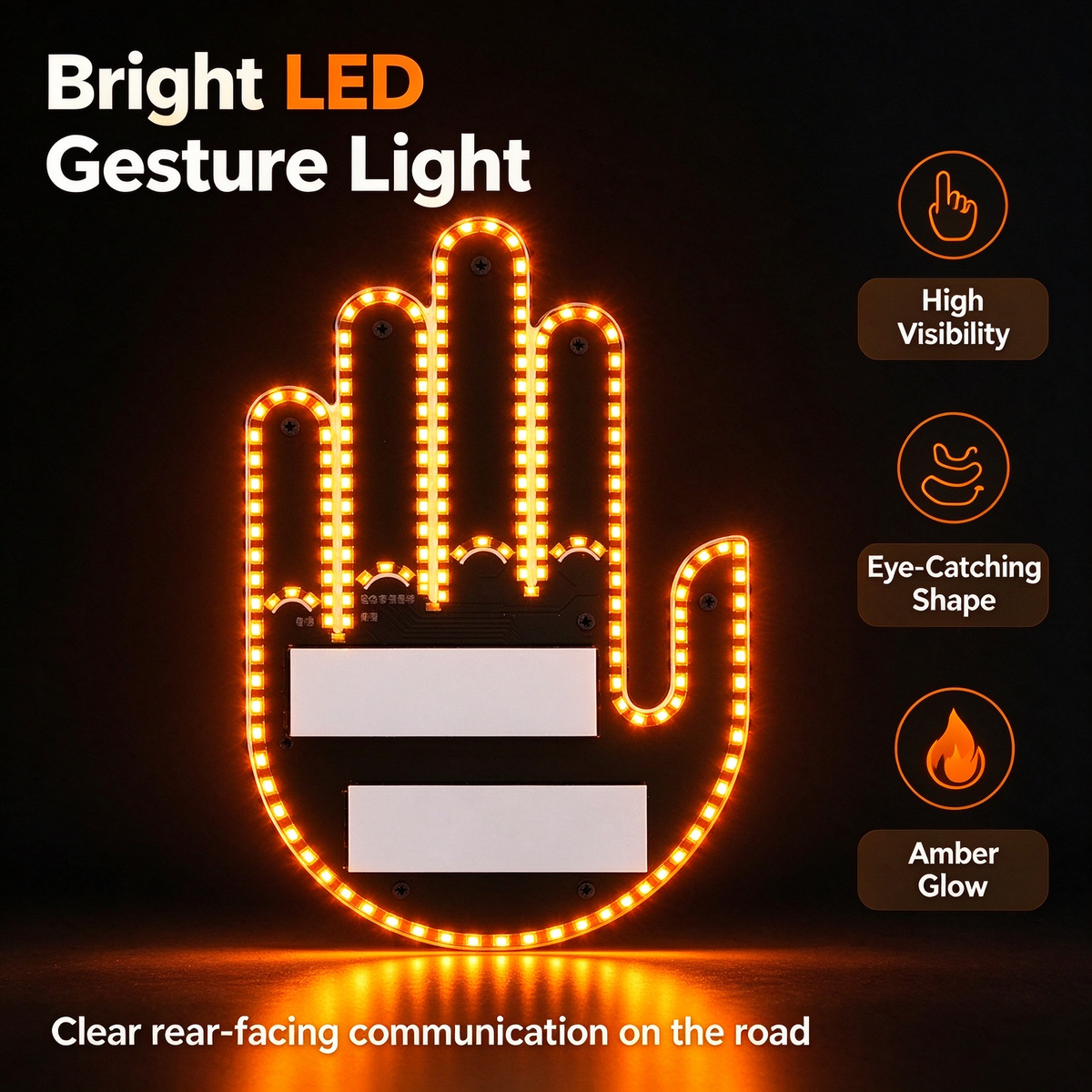 LED Car Gesture Light 🚗⚡