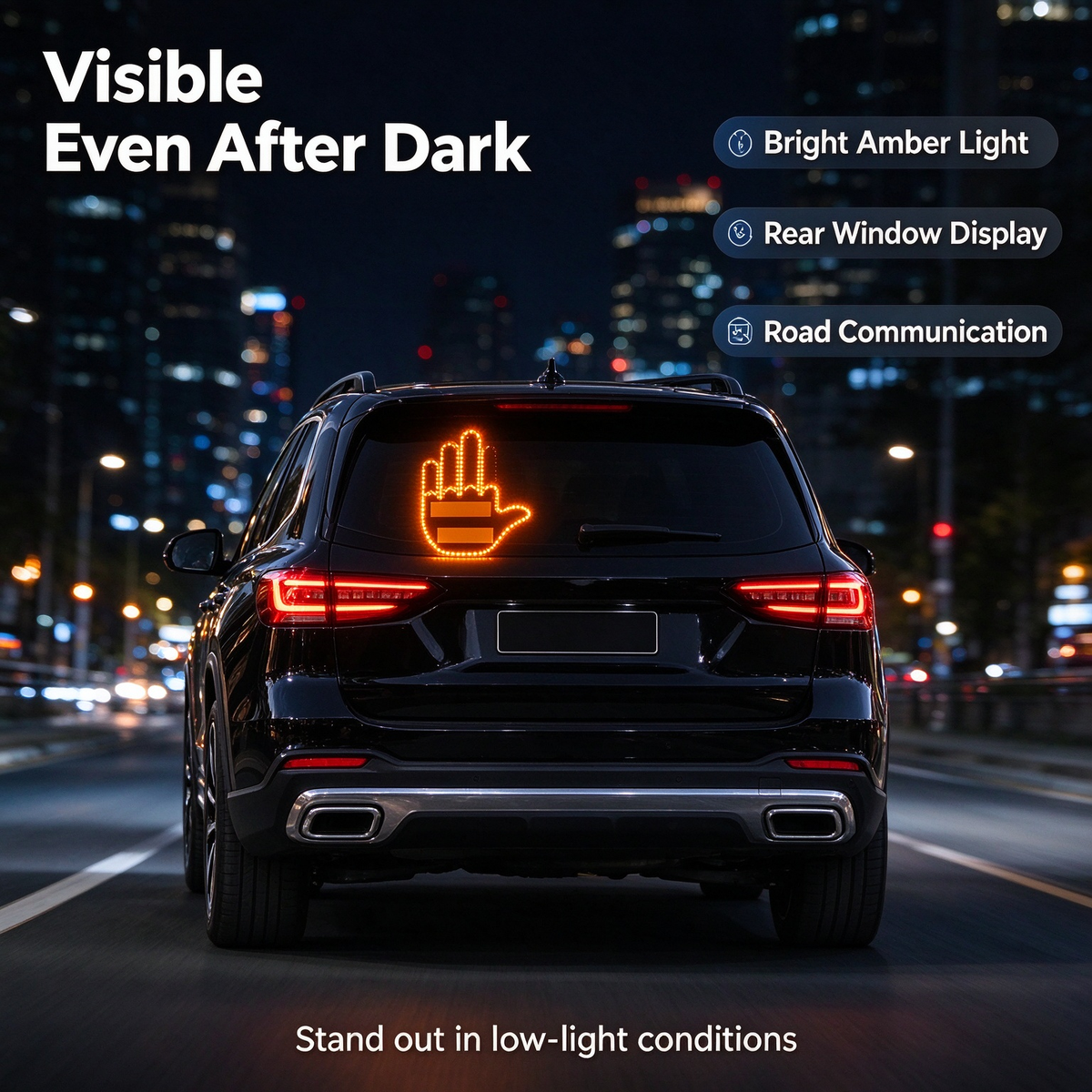 LED Car Gesture Light 🚗⚡
