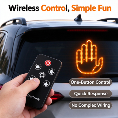 LED Car Gesture Light 🚗⚡