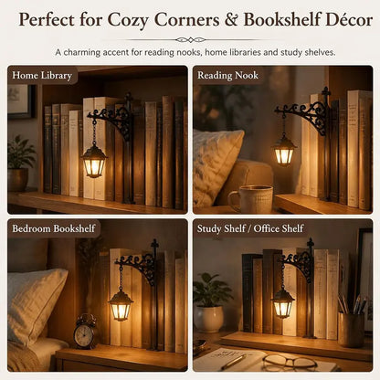 Library Lantern-Decorative Bookshelf Lighting, MiniatureHanging Shelf Lampdeng🏮