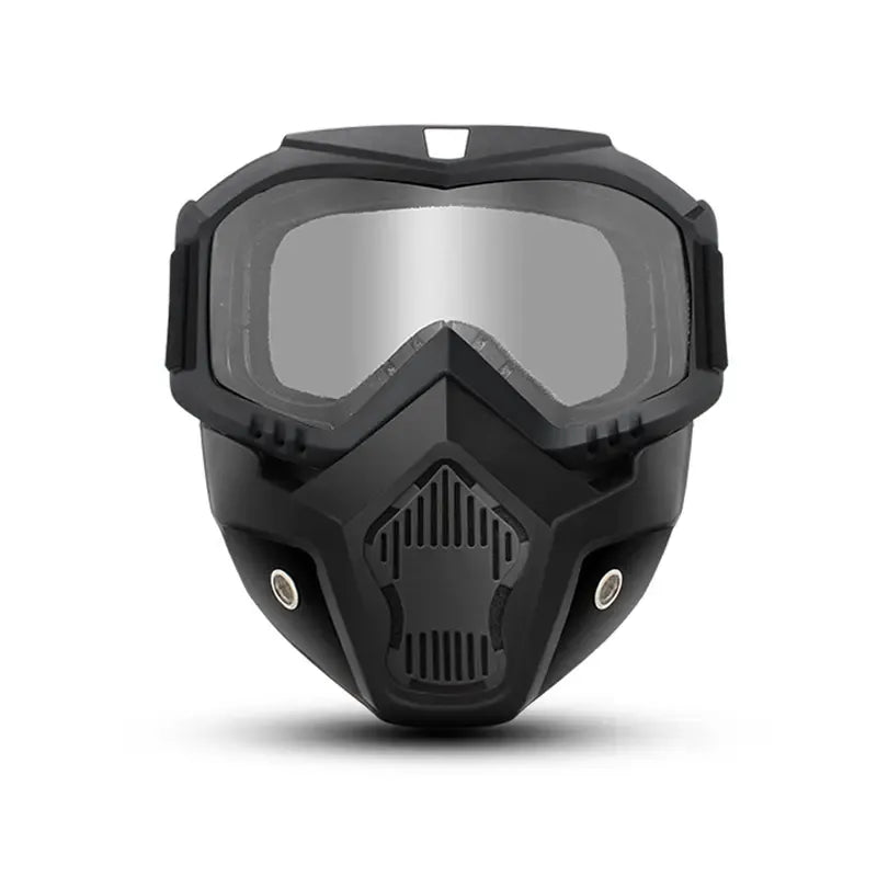 🛠️Detachable Full Face Goggle Mask