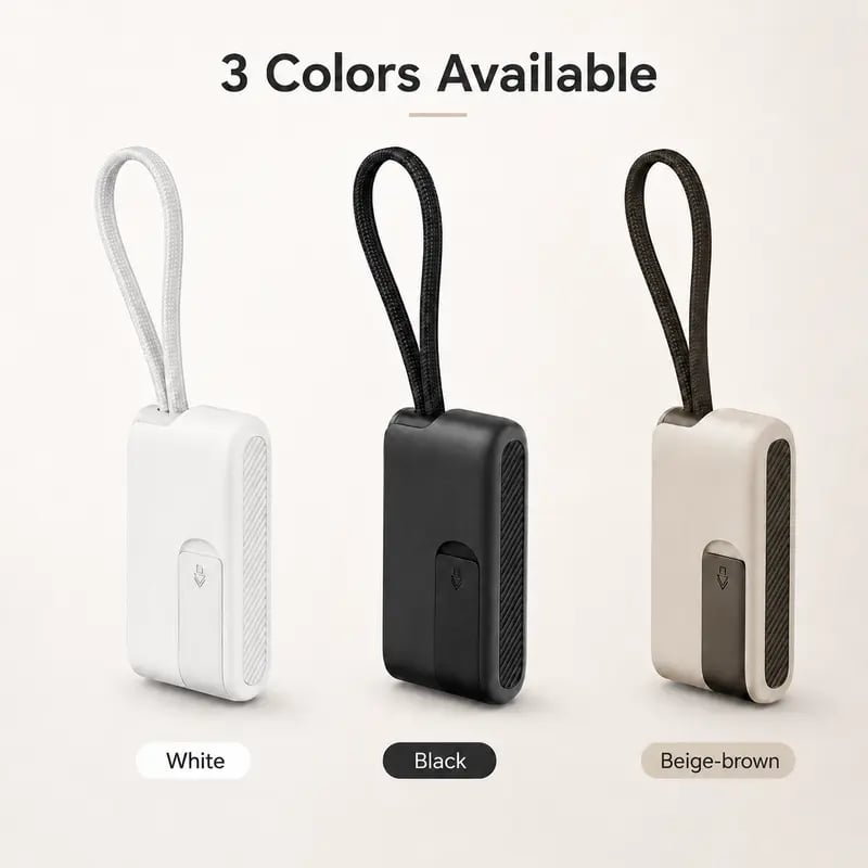 🔌 Pocket Travel Cable Kit – USB-C Cable, 3 Adapters, SIM/TF Storage & Phone Stand