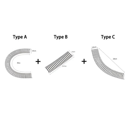 U Shape Hair Finishing Fixer Comb, Stretchable Wavy Hair Styling Pins 🖤