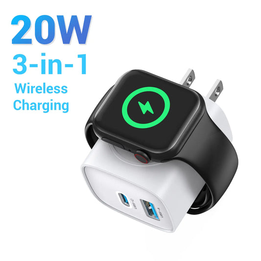 3-in-1 Magnetic Wireless Charger 20W