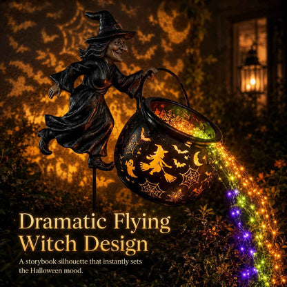 🔥Early Halloween Hot Sale 49% OFF🧙‍♀️Halloween Witch Cauldron Garden Light