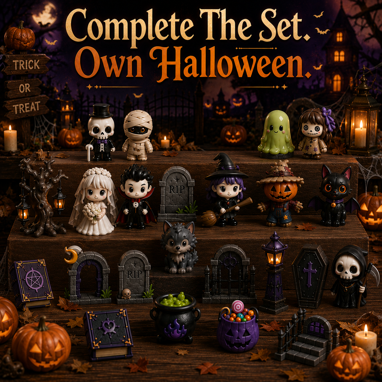 🔥 Halloween Early Discount 50% OFF🎃Build Your Own Spooky Haunted House 👻 DIY Halloween Decor Kit for Endless Halloween Fun