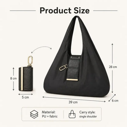 Compact Foldable Keychain Tote Bag,Daily Errands & On-the-Go Use🛍️