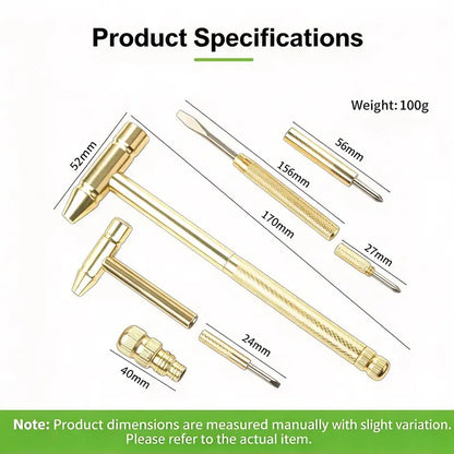 6 in 1 Mini Multifunction Hammer & Screwdriver Hand Tools Ideal ⚒️