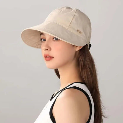 Women's Wide Brim Sun Visor Hat☀️UPF 50+