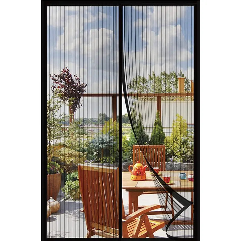 Premium Fiberglass Magnetic Screen Door Mesh
