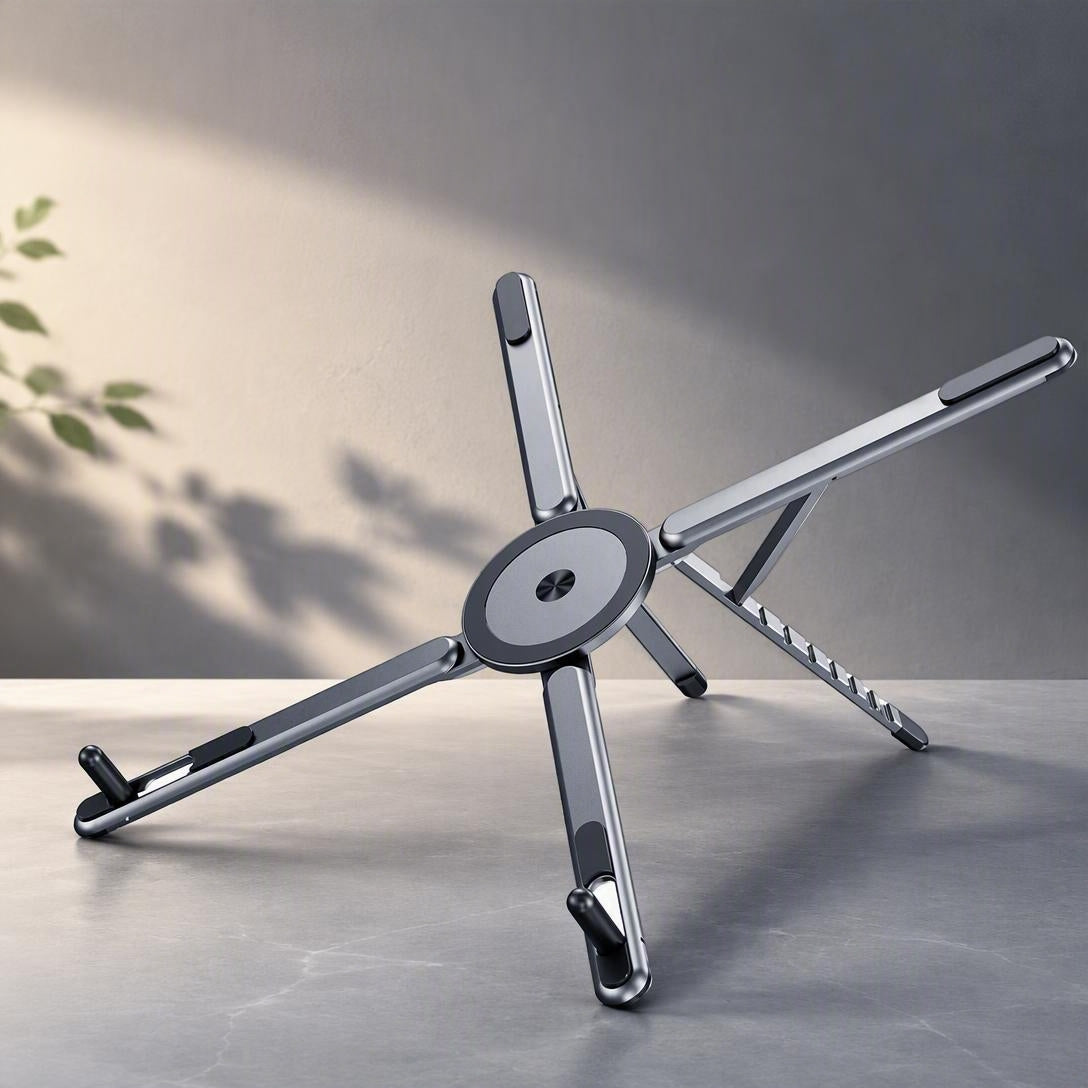Magnetic Portable Multi-Functional Tablet, Phone, And Laptop Stand