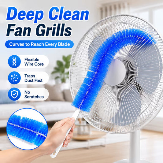 2 Counts Bendable Microfiber Head,Reusable Dust Remover💨