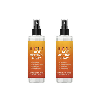 🔥 Buy One, Get One Free Today: Lace Wig Melting & Setting Spray – Quick-Drying, Invisible, Protects the Hairline, Sweat-Resistant, and Leaves No Trace