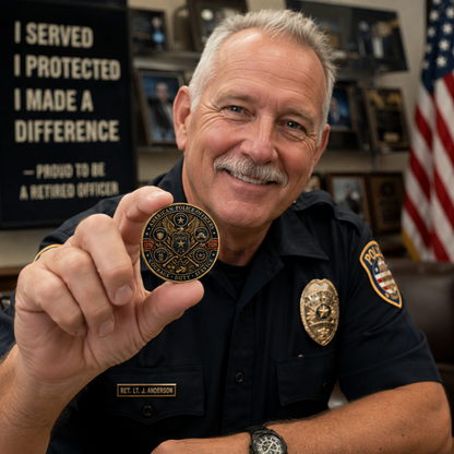 🎉🇺🇸 Limited Edition! 🔥🎁The Ultimate "Thank You" – 250th Anniversary American Police Officer Commemorative Coin (1776-2026) 🦅