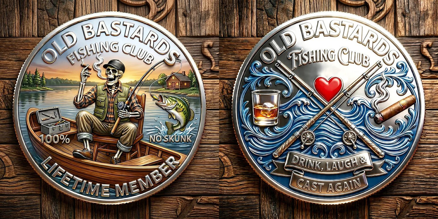 🎣49% OFF - The Eternal Fisherman’s Challenge Coin