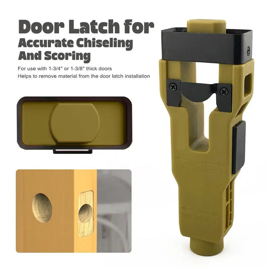 🔨 Door Latch Installation Kit – Precision Mortise Tool for Fast & Accurate Door Lock Installation