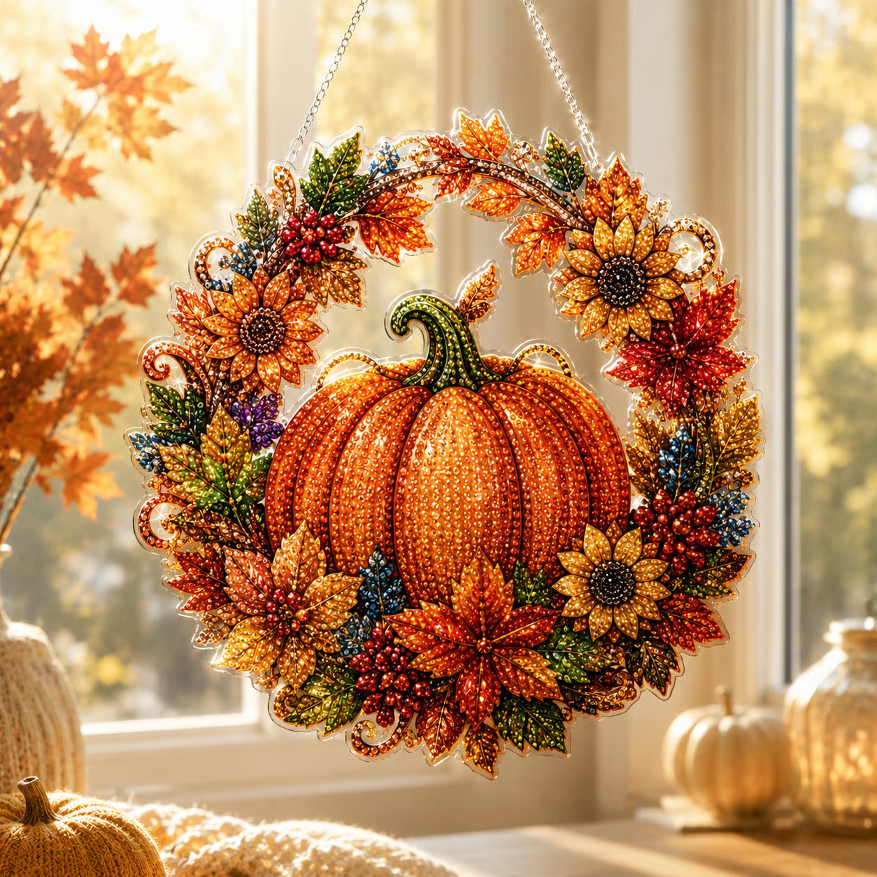 🔥Last Day 49% OFF - 🧙‍♀️🎃Halloween Witch Friendship Diamond Art Window Suncatcher(📦Buy 2 Free Shipping)