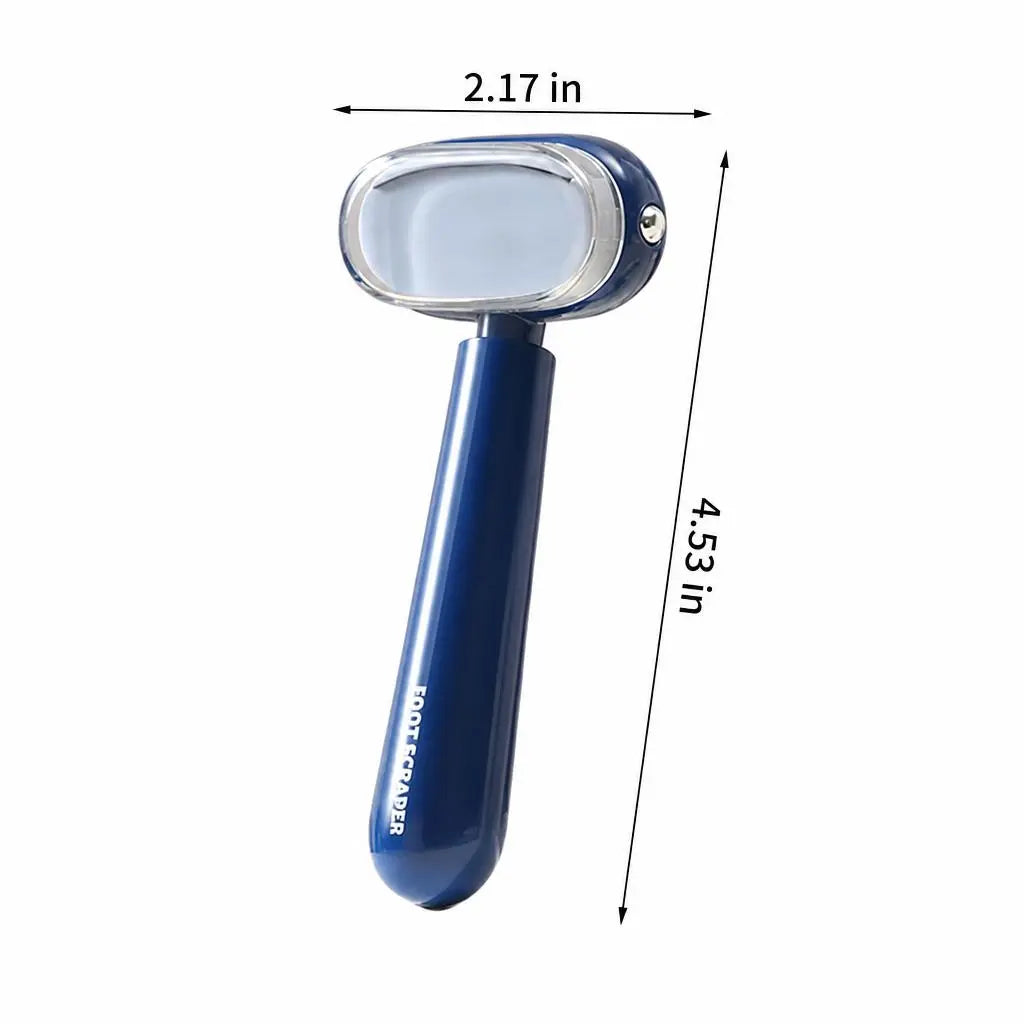 Dual‑Sided Foot Callus Remover, Replaceable Stainless Steel Blade Foot Scraper🦶
