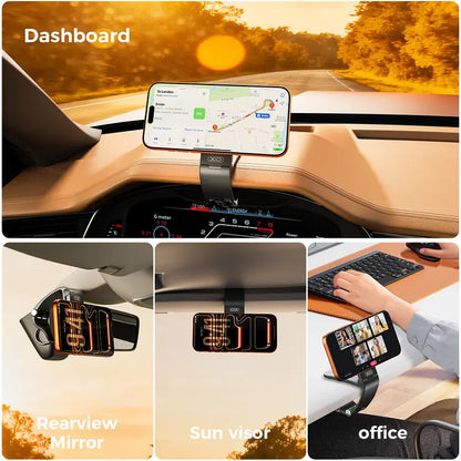 🧲 Strong Magnet Magnetic Car Phone Mount｜Hands‑Free Cellphone Holder, 95° Adjustable