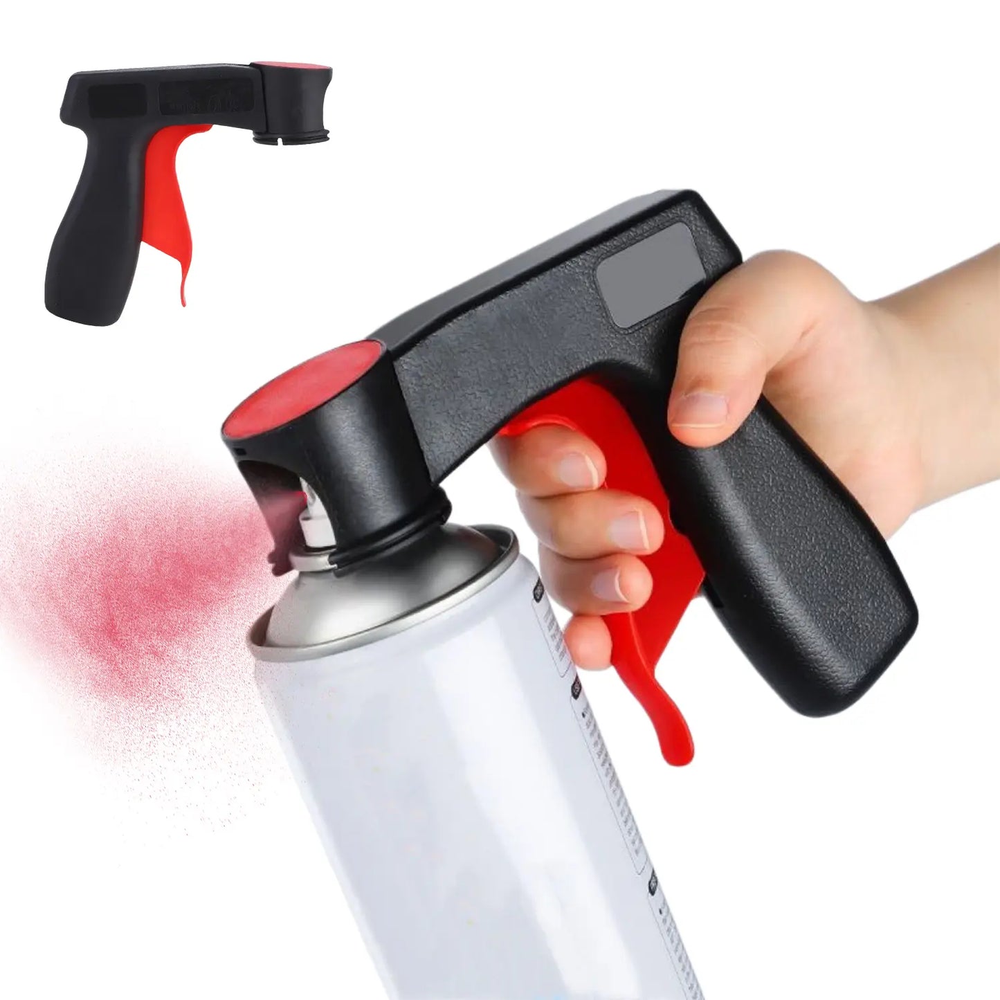 Ergonomic Aerosol Spray Can Trigger Handle - Durable Grip, One-Hand Use
