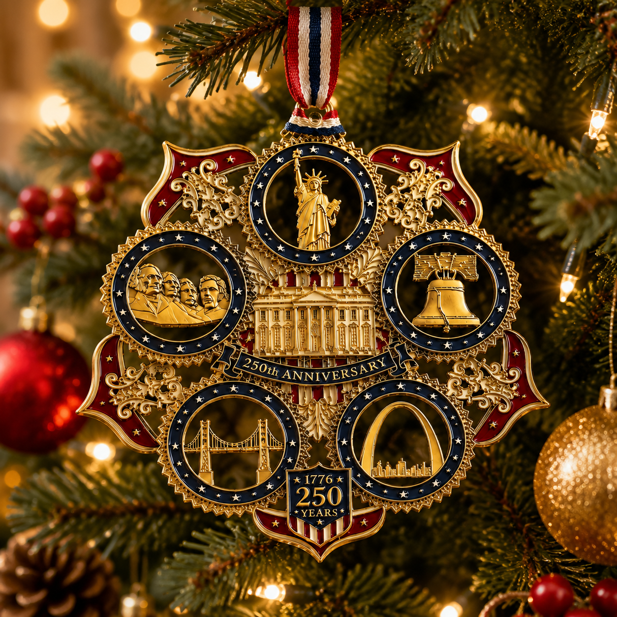 ❤️✨250th Anniversary Christmas Tree Ornament