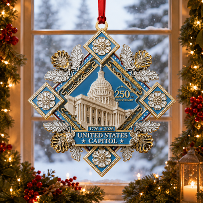 Buy More Save More✨LAST DAY 50% OFF🔥250th Anniversary Commemorative Ornament – UNITED STATESCAPITOL