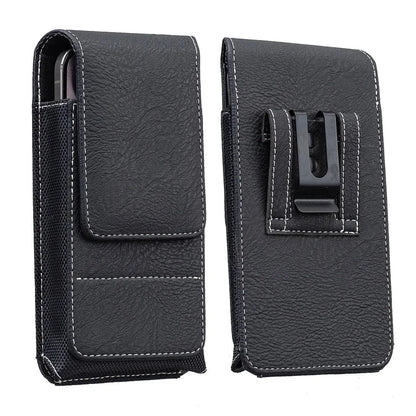 🔥Waist Belt Cell Phone Pouch 📱 Multi-Pocket Leather Holster with Card Holder