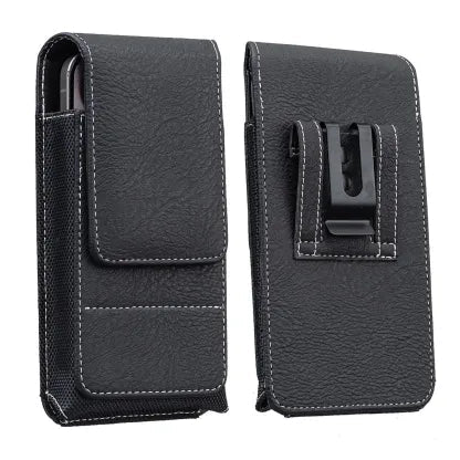 🔥Waist Belt Cell Phone Pouch 📱 Multi-Pocket Leather Holster with Card Holder