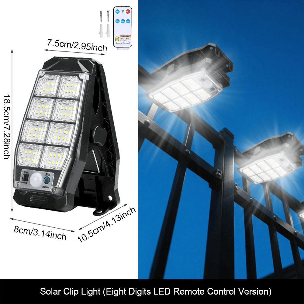 ☀️ Solar Clip Light