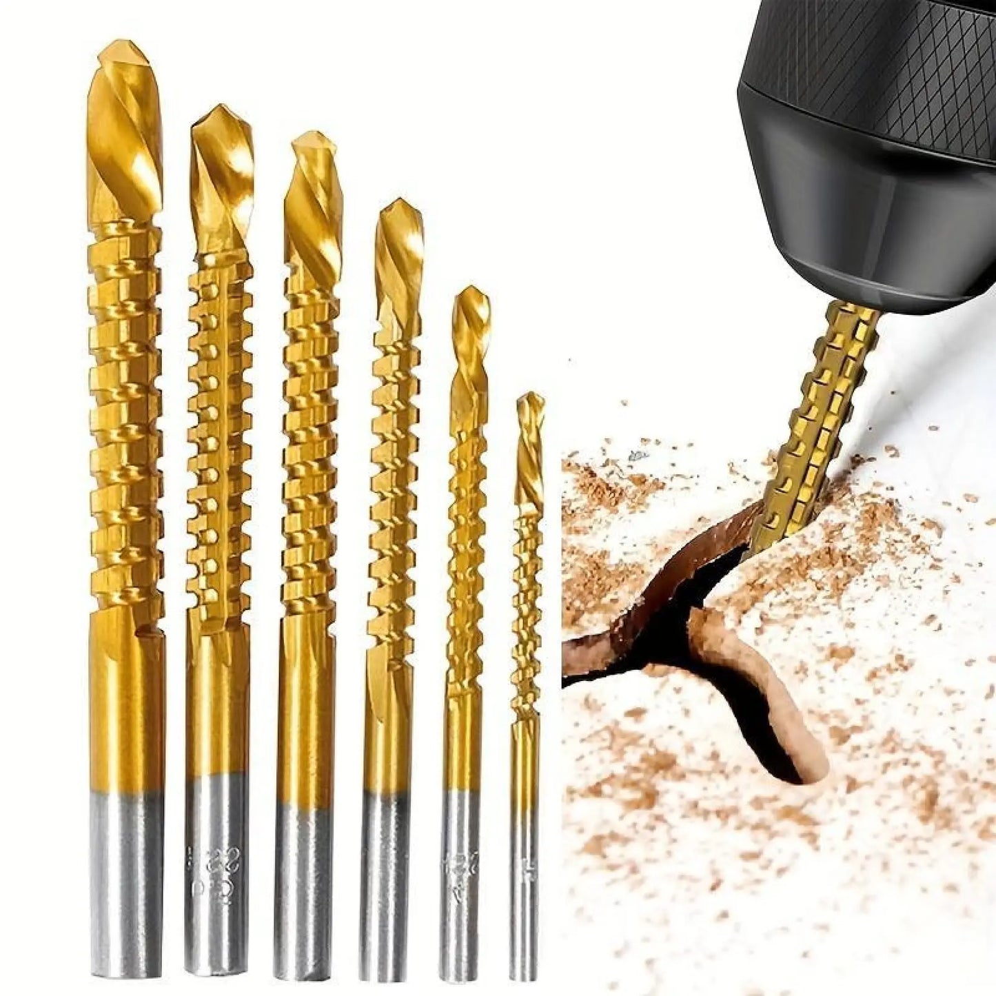 6Counts Metalworking Ldeal For Drilling-Multi-use for boring, cutting and polishing⚙️