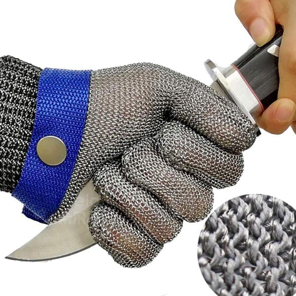 🧤 50% OFF NOW! 🥩 Stainless Steel Mesh Glove – Highest A9 cut level – Perfect for butchers & chefs – no more knife accidents! 🔪🚫