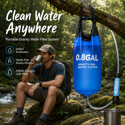 Portable Gravity Water Filter System