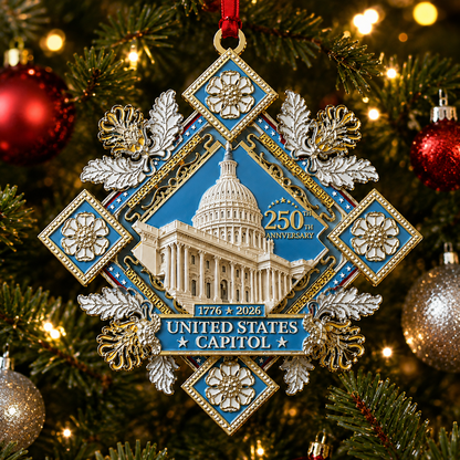 Buy More Save More✨LAST DAY 50% OFF🔥250th Anniversary Commemorative Ornament – UNITED STATESCAPITOL