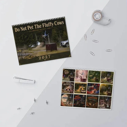 🏞️🔥 Yellowstone Bison 2027 Wall Calendar | The Perfect Blend of Humor, Wildlife & Rustic Decor