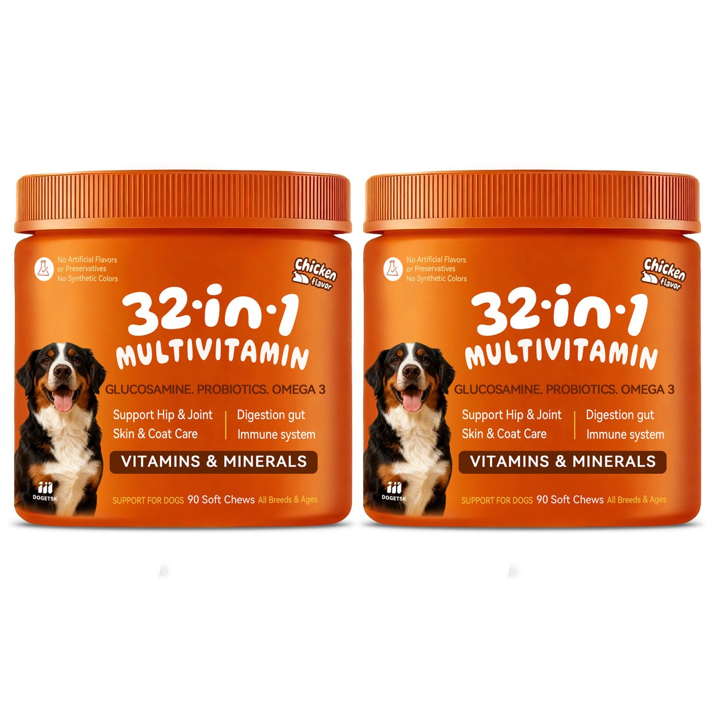 🐶 32-IN-1 ALL-IN-ONE MULTIVITAMIN CHEWS FOR DOGS