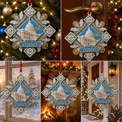Buy More Save More✨LAST DAY 50% OFF🔥250th Anniversary Commemorative Ornament – UNITED STATESCAPITOL