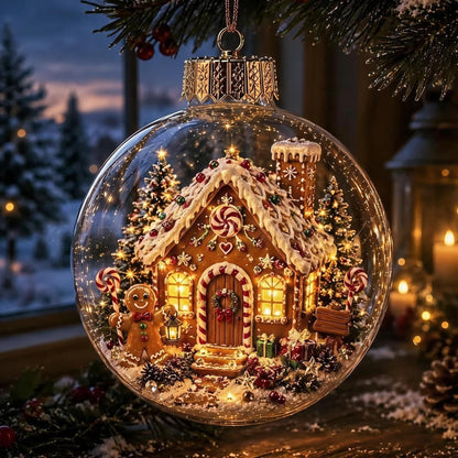 🔥HOT SALE 50% OFF - 🎄Glowing Christmas Diorama Ornament✨