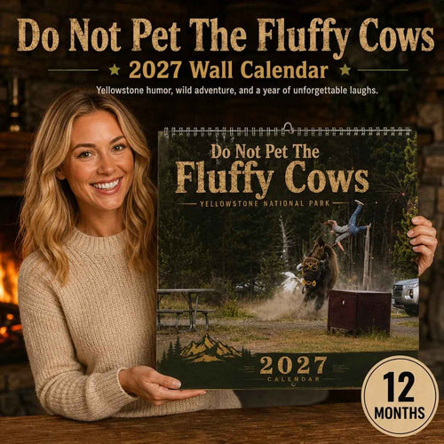 🏞️🔥 Yellowstone Bison 2027 Wall Calendar | The Perfect Blend of Humor, Wildlife & Rustic Decor
