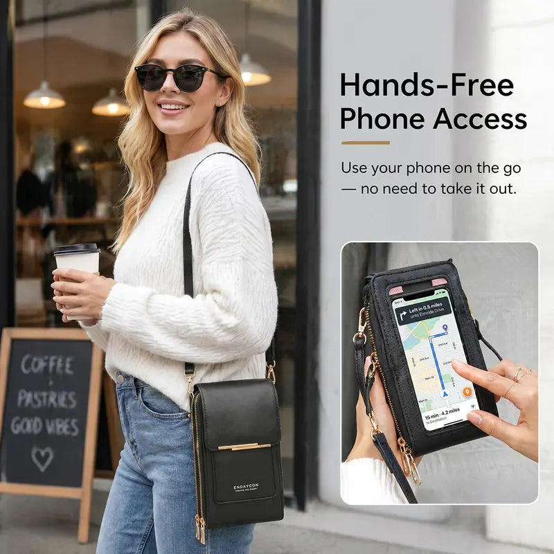 Touchscreen Sensitive Phone Bag with Multiple Colors, Use Phone Without Taking It Out 📱