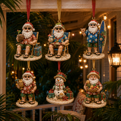 ✨24-Day Christmas Countdown Advent Calendar –Beach Santa