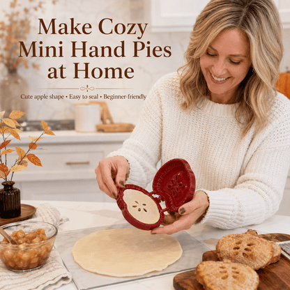 🥧 Beginner-Friendly Reusable Mini Hand Pie Press Mold  🍎✨