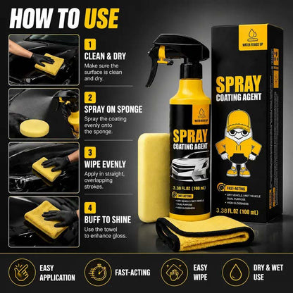 Car coating spray-Water Beading & UV Shield Polish Spray✨