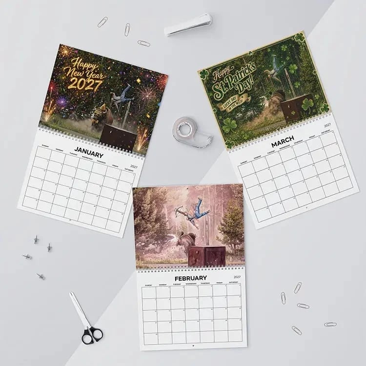 🏞️🔥 Yellowstone Bison 2027 Wall Calendar | The Perfect Blend of Humor, Wildlife & Rustic Decor