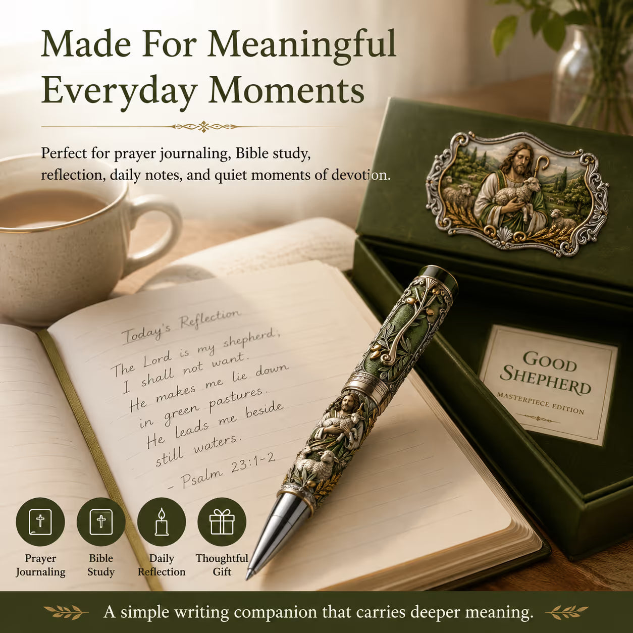 ✝️ Sacred Legacy Faith-Inspired Keepsake Pen Collection | 6 Devotional Designs for Prayer Journaling, Bible Study & Meaningful Christian Gifts 🖊️✨