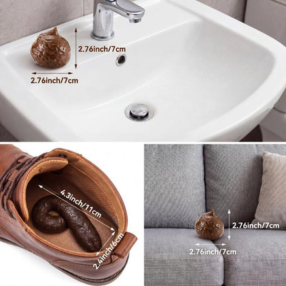 😂7 Pcs Fake Poop, Realistic Prank Poop
