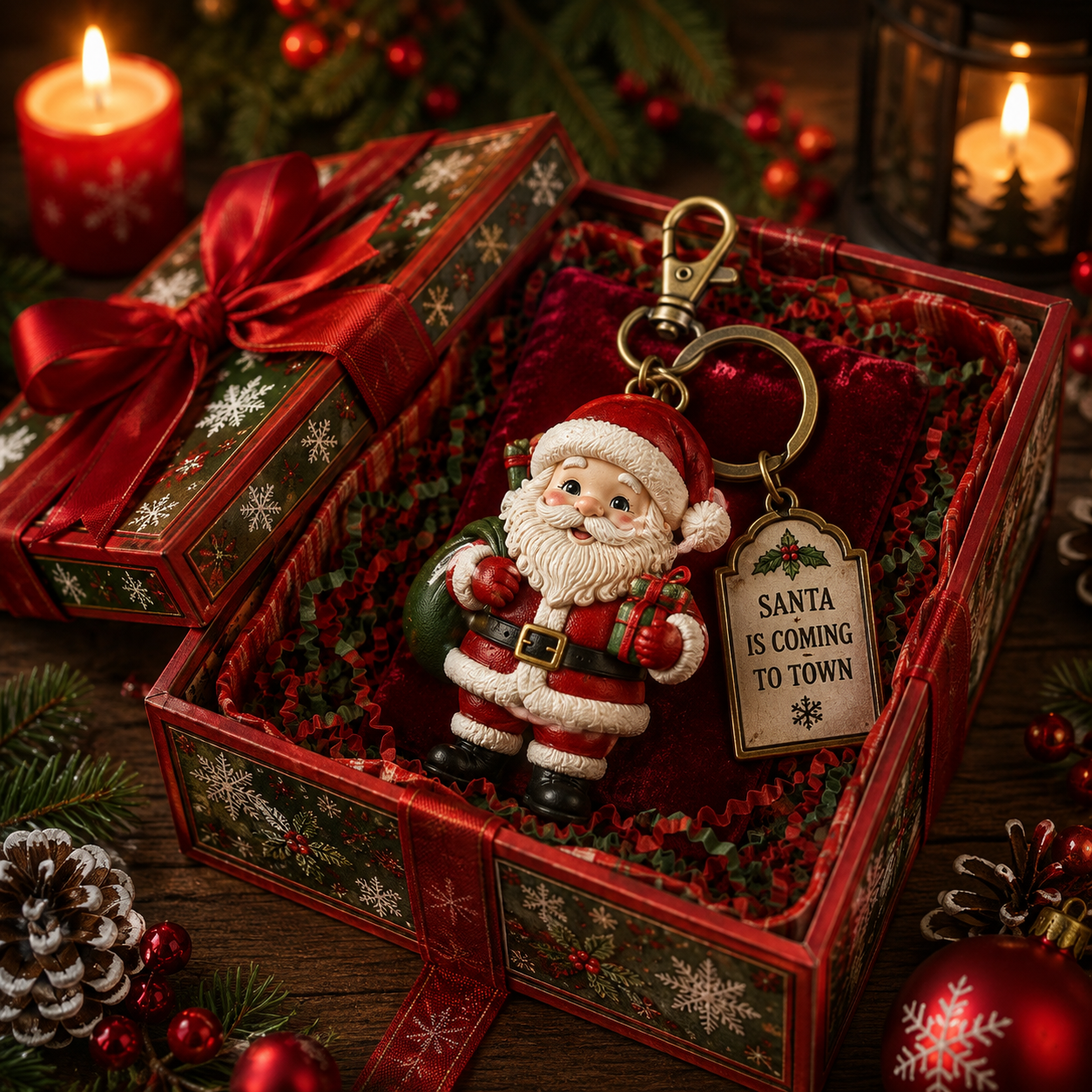 🎄 2026 Christmas Character Keychain Gift Box🎁