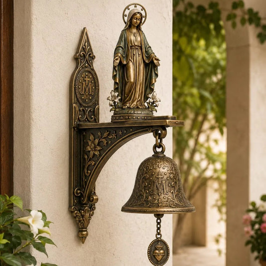 🙏 Our Lady of Grace Wall Bell – A Gift of Faith, Grace & Love 🔔