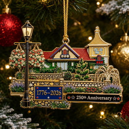 ✨250th Anniversary "Cozy Home" Christmas Ornament