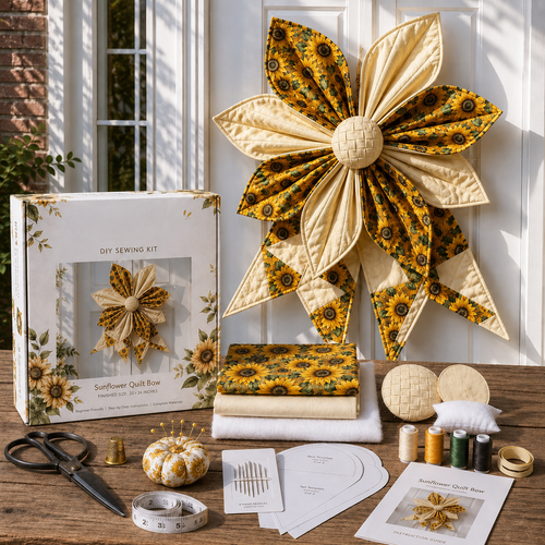 Hot Sale 49% Off - 🌹Large Patchwork Bow Sewing Kit